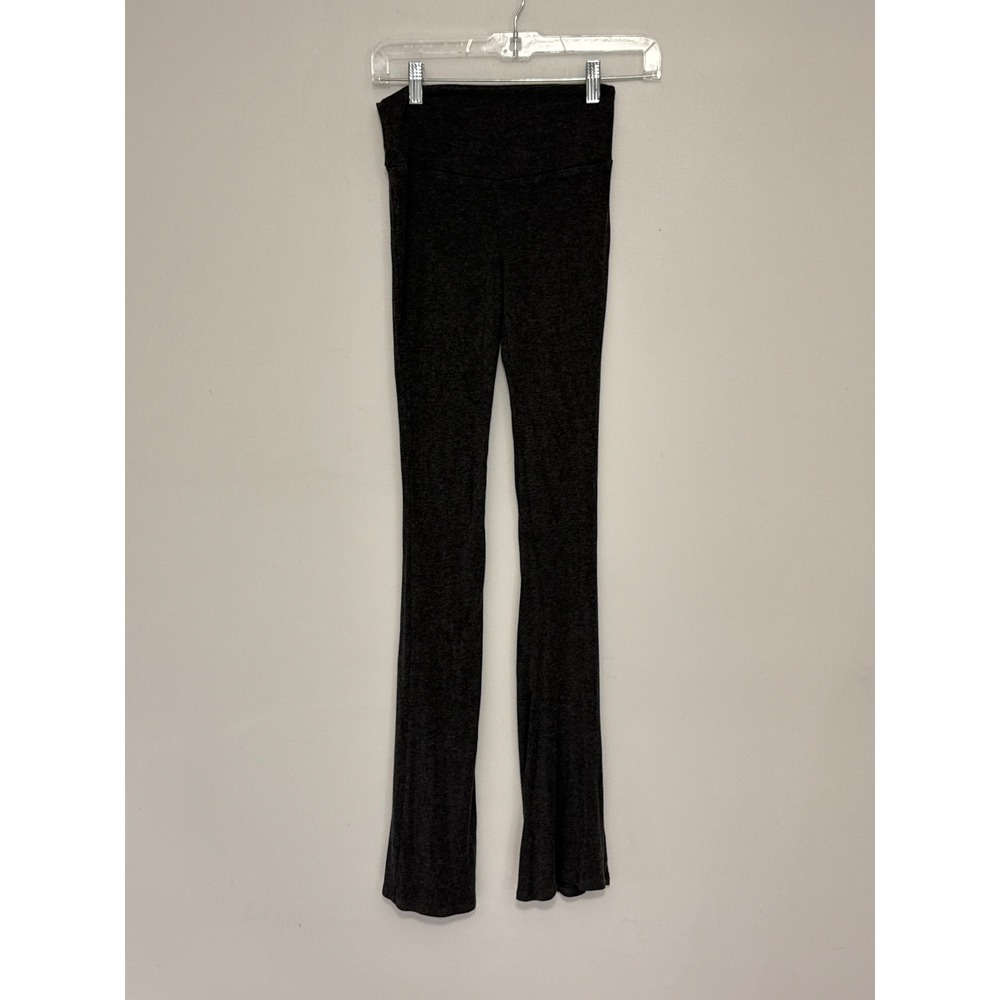 Talulah Ribbed Knit High Waisted Flare Bell Bottom Pants Womens Size S Stretchy